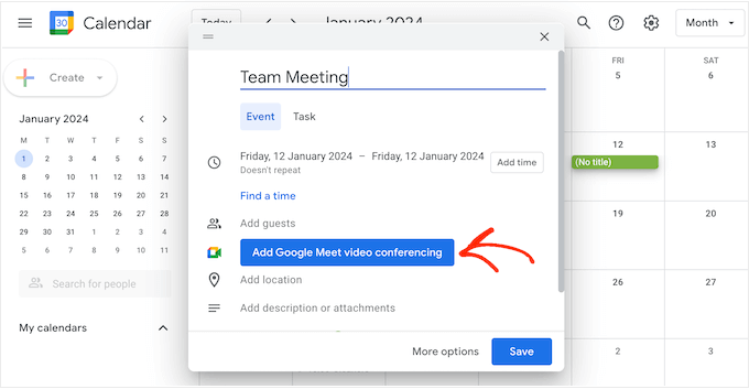 Comment créer une réunion à l'aide du service de chat vidéo Google Meet How to create a meeting using the Google Meet video chat service