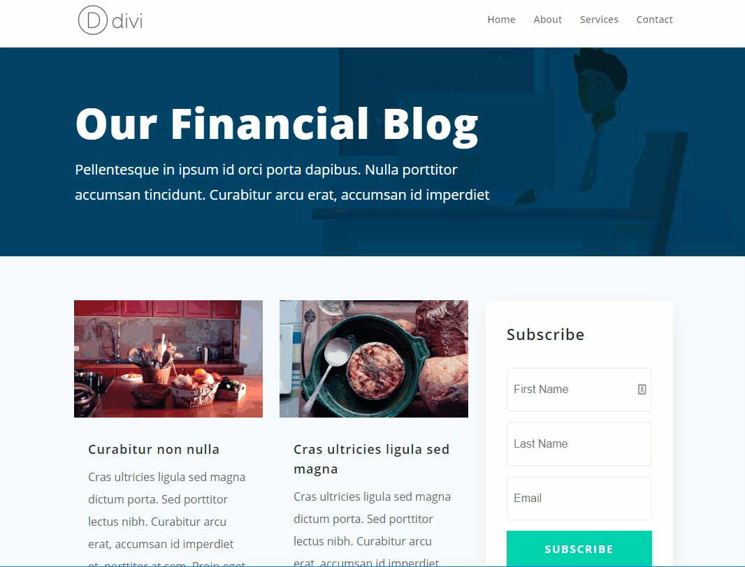 diviページ要素スティッキー