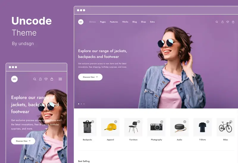 Uncode 主题 - 创意和 WooCommerce WordPress 主题