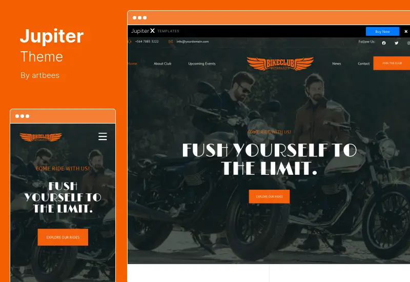 Тема JupiterX — многофункциональная тема WordPress Elementor