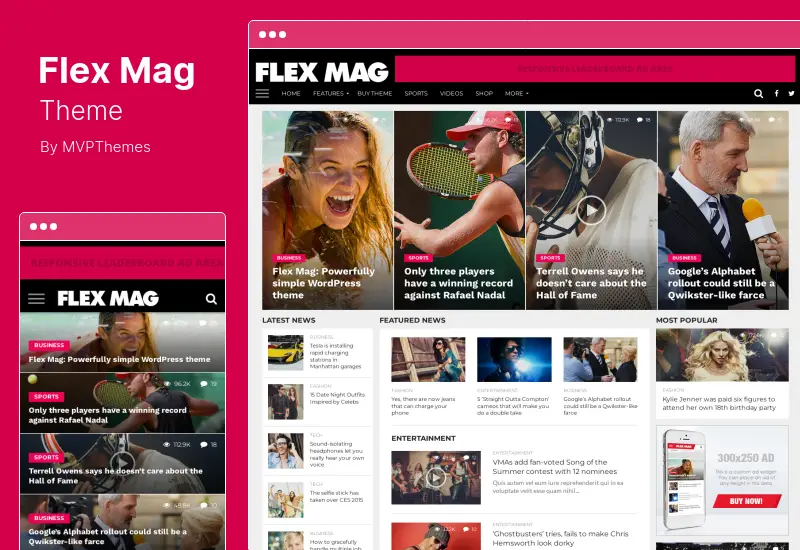 Flex Mag Theme – Responsives News-WordPress-Theme
