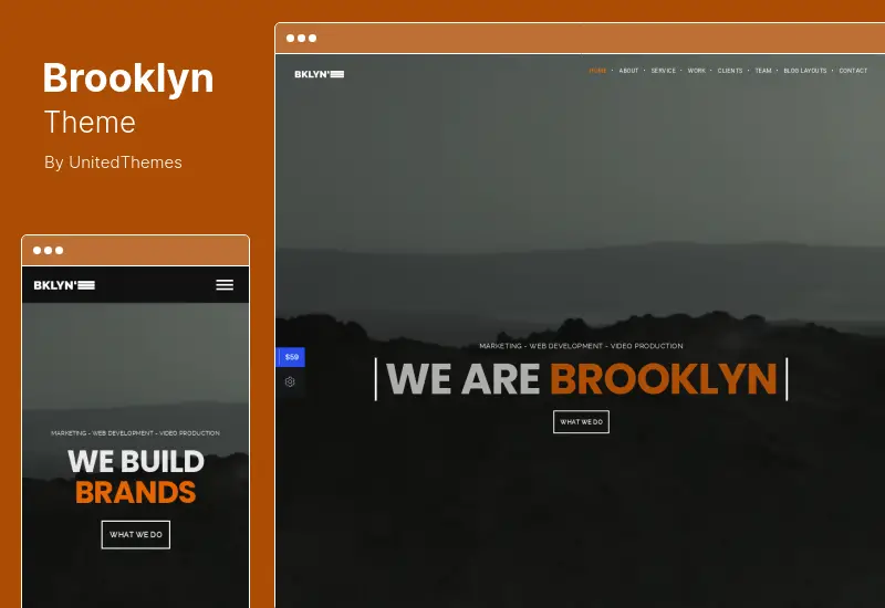سمة Brooklyn - سمة WordPress سريعة الاستجابة ومتعددة الأغراض