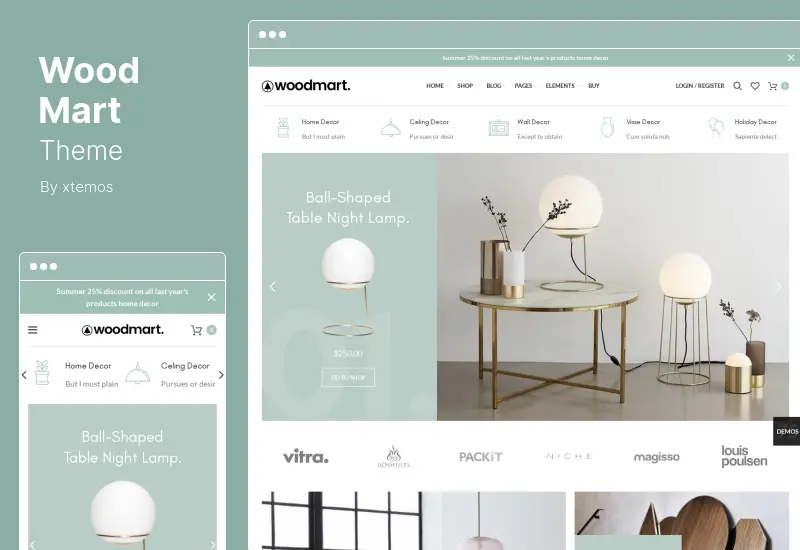 سمة WoodMart - سمة WooCommerce متعددة الأغراض
