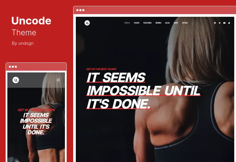 Uncode テーマ - クリエイティブ & WooCommerce WordPress テーマ