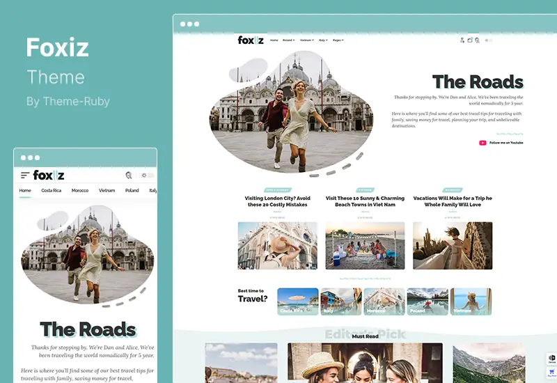 Motyw Foxiz - motyw WordPress dla wiadomości i czasopism