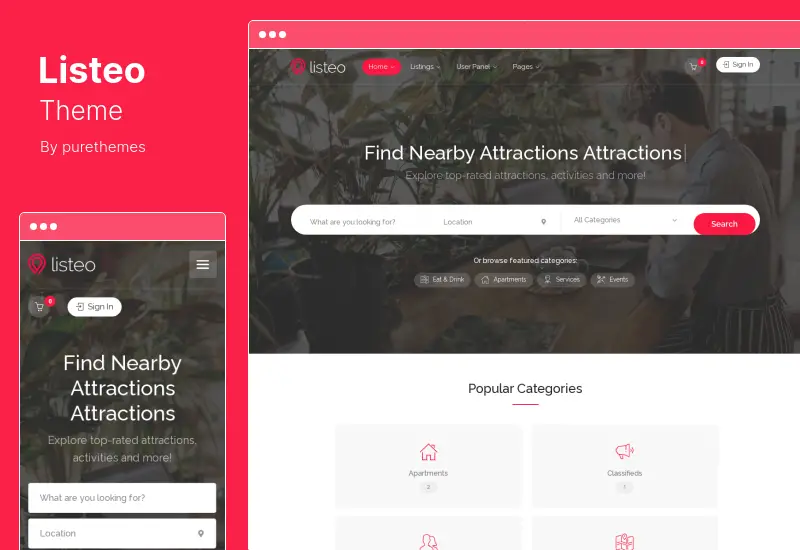 Listeo Teması - Rezervasyon WordPress Temalı Rehber ve Listeler