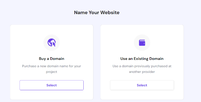 输入您网站的名称 Enter a name for your site
