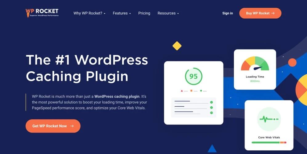 WP Rocket este un plugin de cache premium pentru WordPress.
