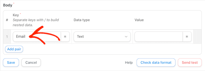 Recuperando o endereço de e-mail do usuário de um webhook Retrieving the user's email address from a webhook