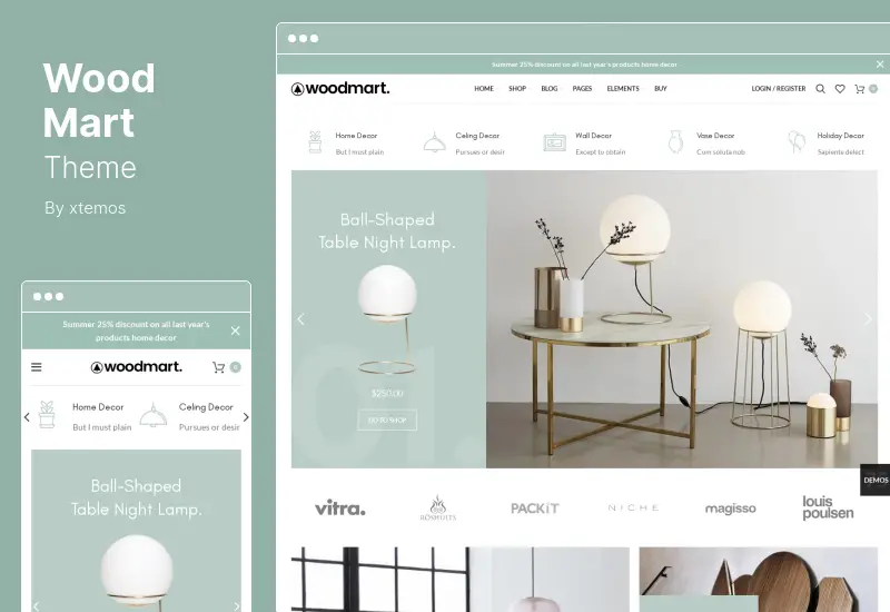 سمة WoodMart - سمة WooCommerce متعددة الأغراض