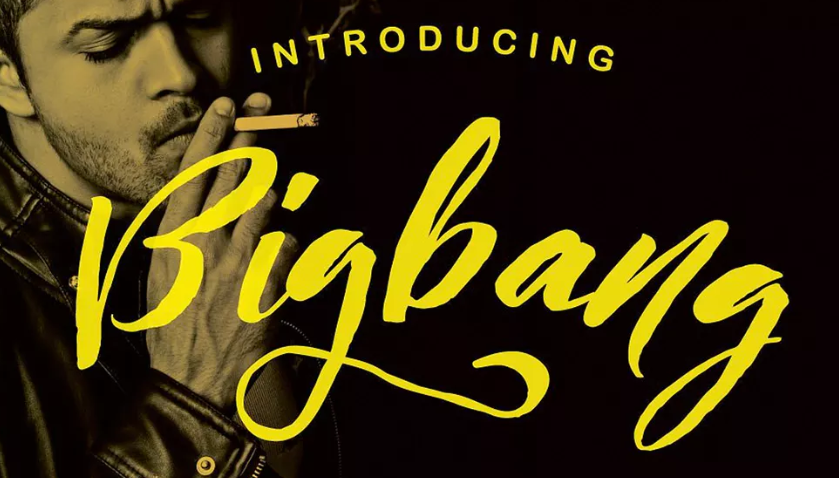 Bigbandフォント。