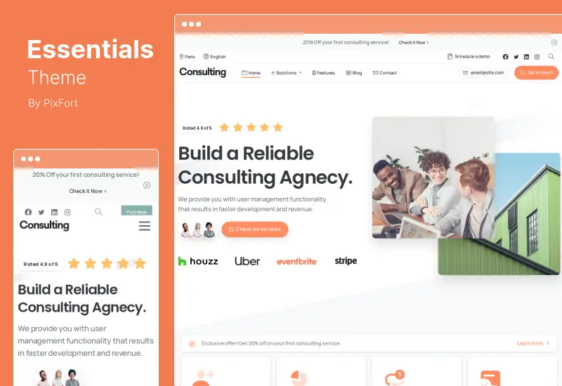 Motyw Essentials — uniwersalny motyw WordPress