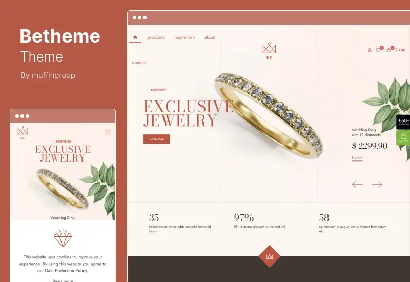Betheme 테마 - 반응형 다목적 WordPress 및 WooCommerce 테마