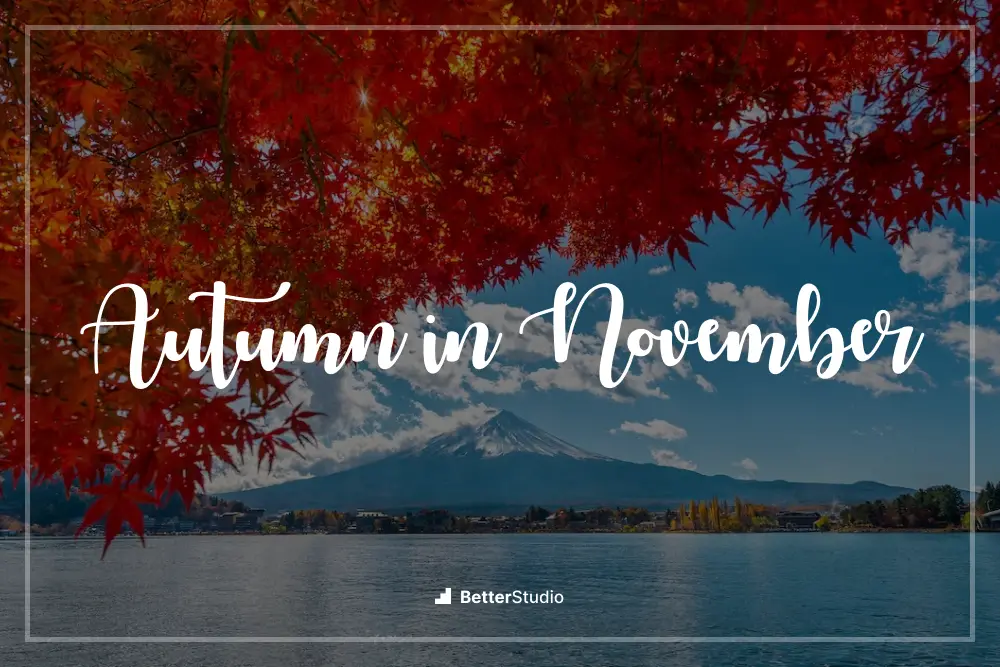 Musim gugur di bulan November -