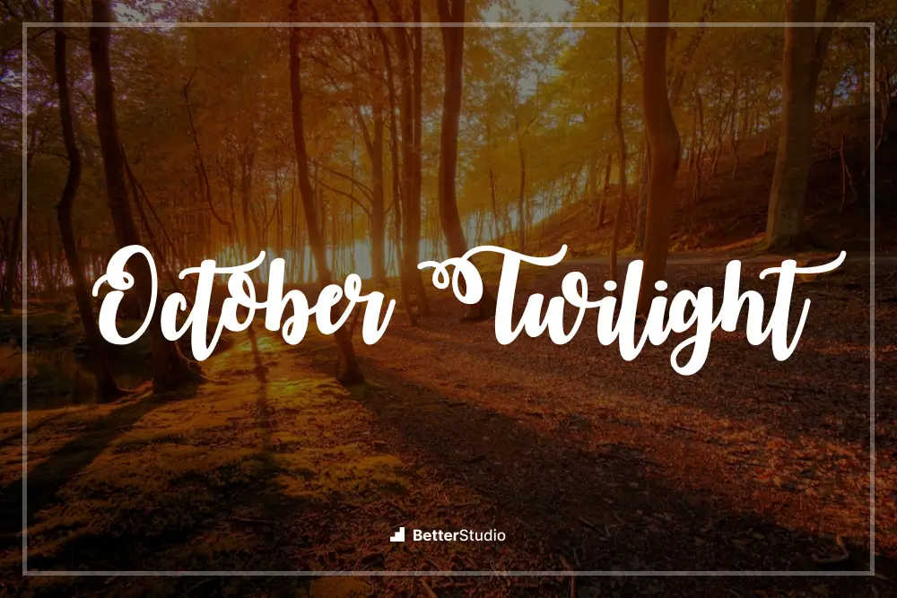 Senja Oktober -