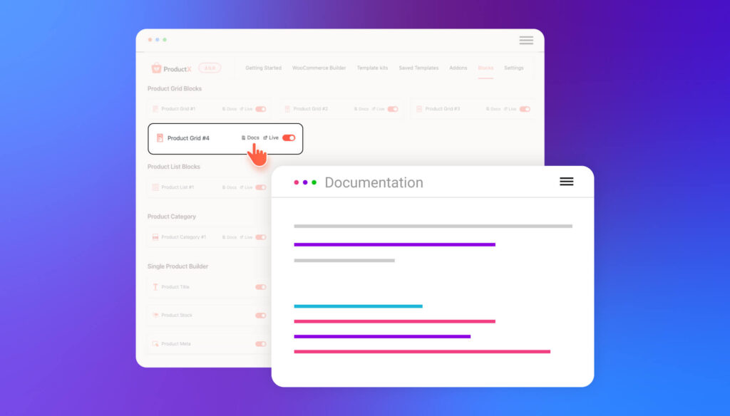 Wir stellen vor: ProductX 3.0: Der #1 Gutenberg WooCommerce Builder (Neueste Version) 7 Extensive Documentation Links