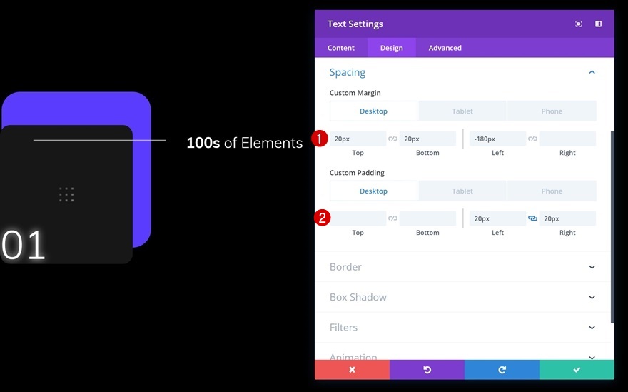 целевая страница пользовательского интерфейса