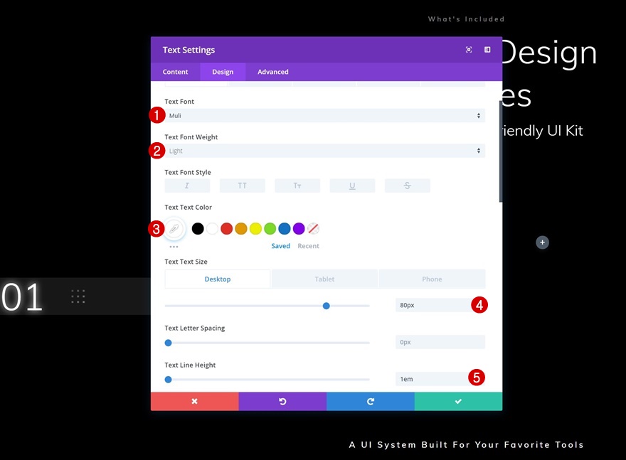 целевая страница пользовательского интерфейса