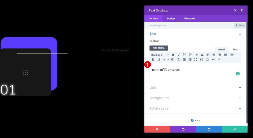 целевая страница пользовательского интерфейса
