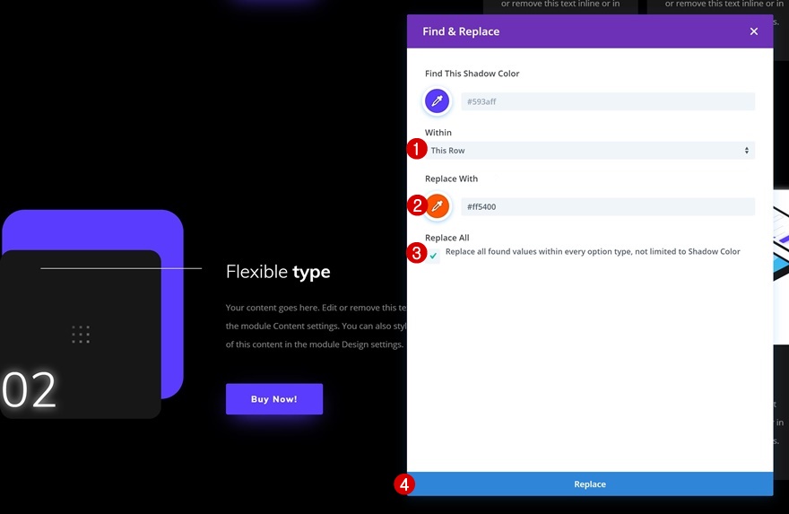 целевая страница пользовательского интерфейса