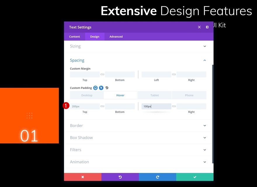 целевая страница пользовательского интерфейса
