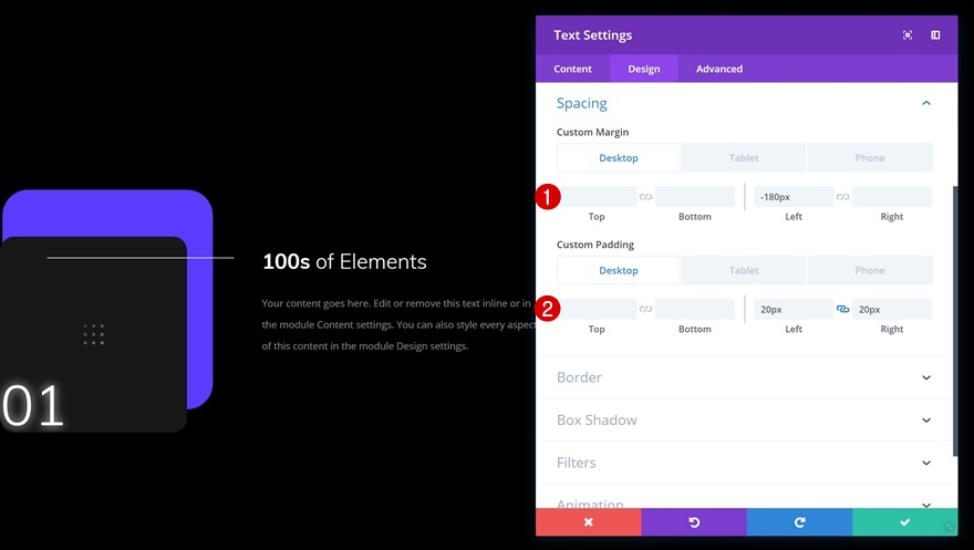 целевая страница пользовательского интерфейса