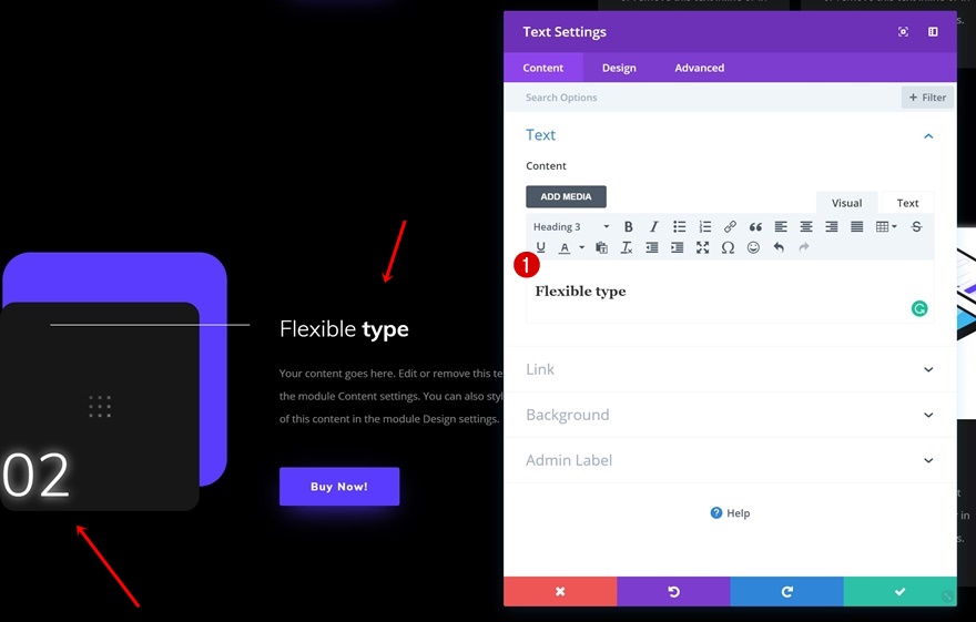 целевая страница пользовательского интерфейса