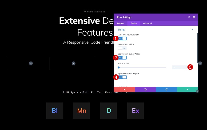 целевая страница пользовательского интерфейса
