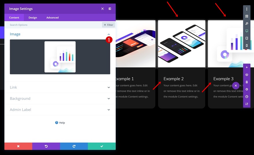 целевая страница пользовательского интерфейса