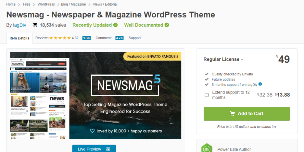 newsmag - 雜誌 WordPress 主題