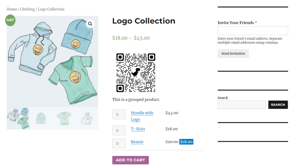 在產品頁面添加二維碼 Add QR code to product page