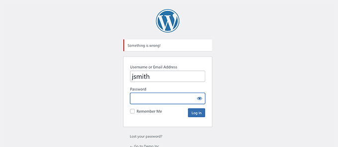 Erreurs de connexion personnalisées Custom login errors