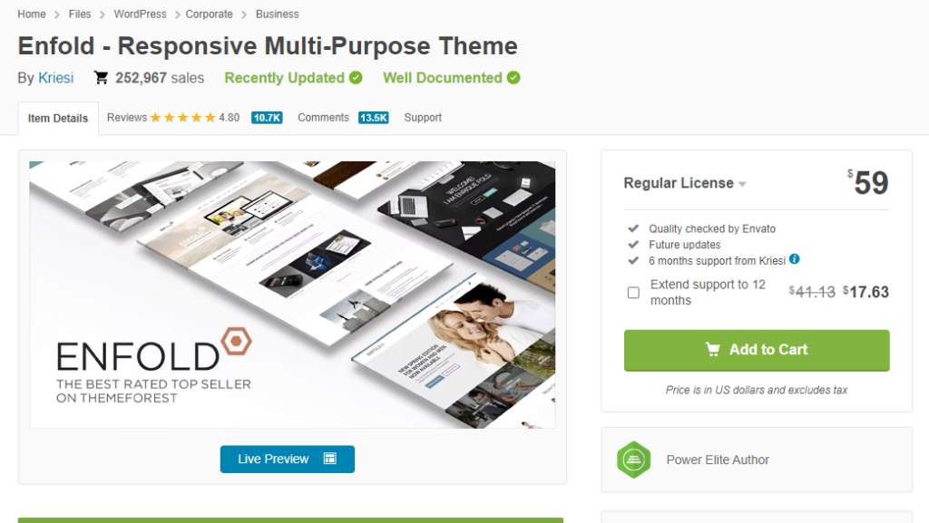 enfold – BeTheme-Alternativen