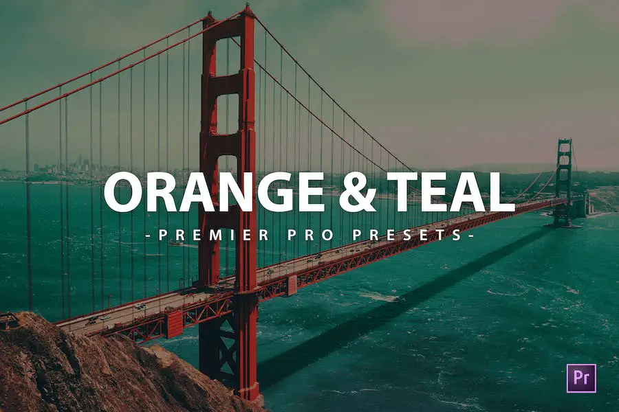 Preset Video Oranye & Teal Premier Pro -