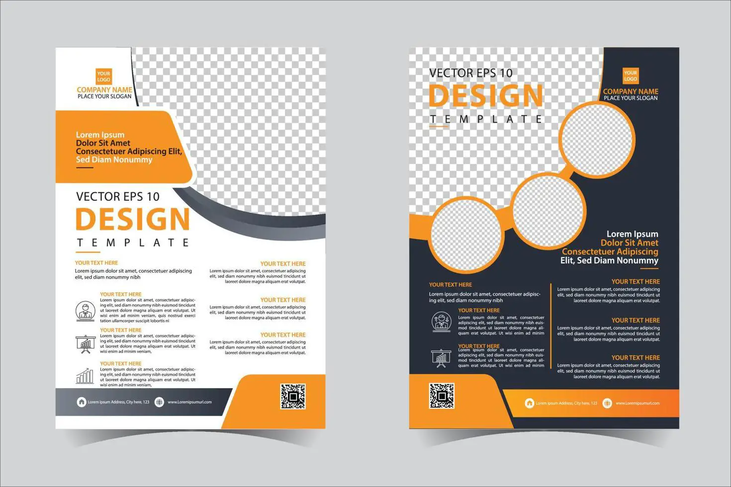 plantilla de diseño de folleto volante -