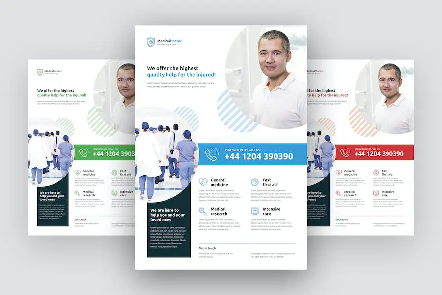 Folleto – Plantilla multiusos Doctor -