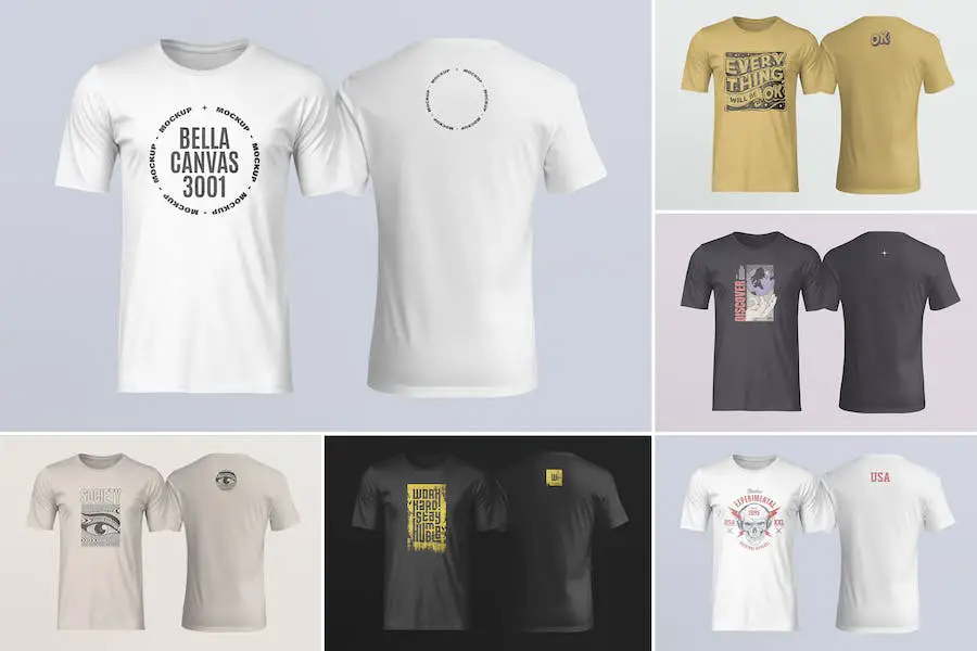 Bella Canvas 3001 T 卹樣機 -