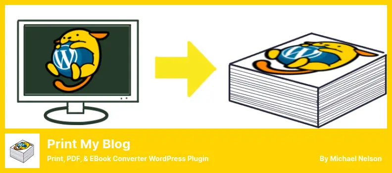打印我的博客插件 - 打印、PDF 和電子書轉換器 WordPress 插件