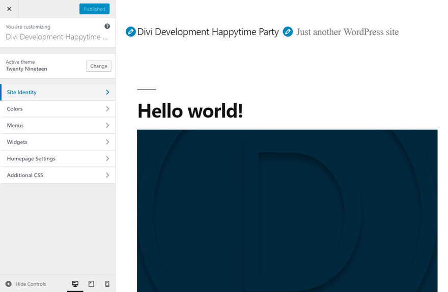 Twenty Nineteen 2019 Tema predefinito