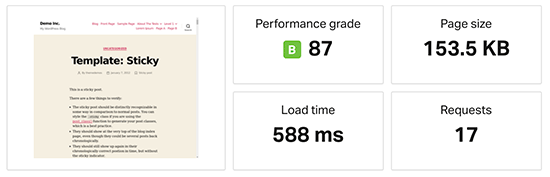 Rocket.net hız testi sonuçları Rocket.net speed test results