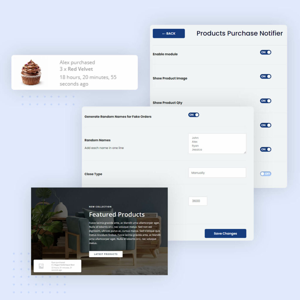 Aumente las ventas a través de pruebas sociales y notificaciones de ventas en vivo con el Notificador de compra de productos OceanWP