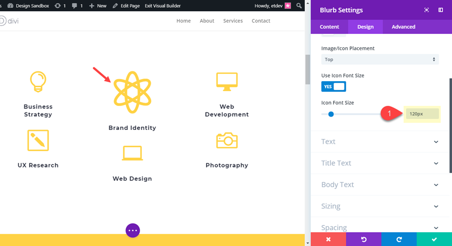 rozszerzający się efekt najechania