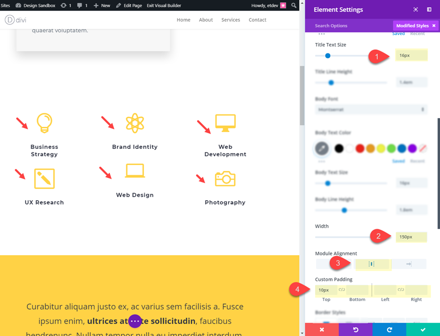 rozszerzający się efekt najechania