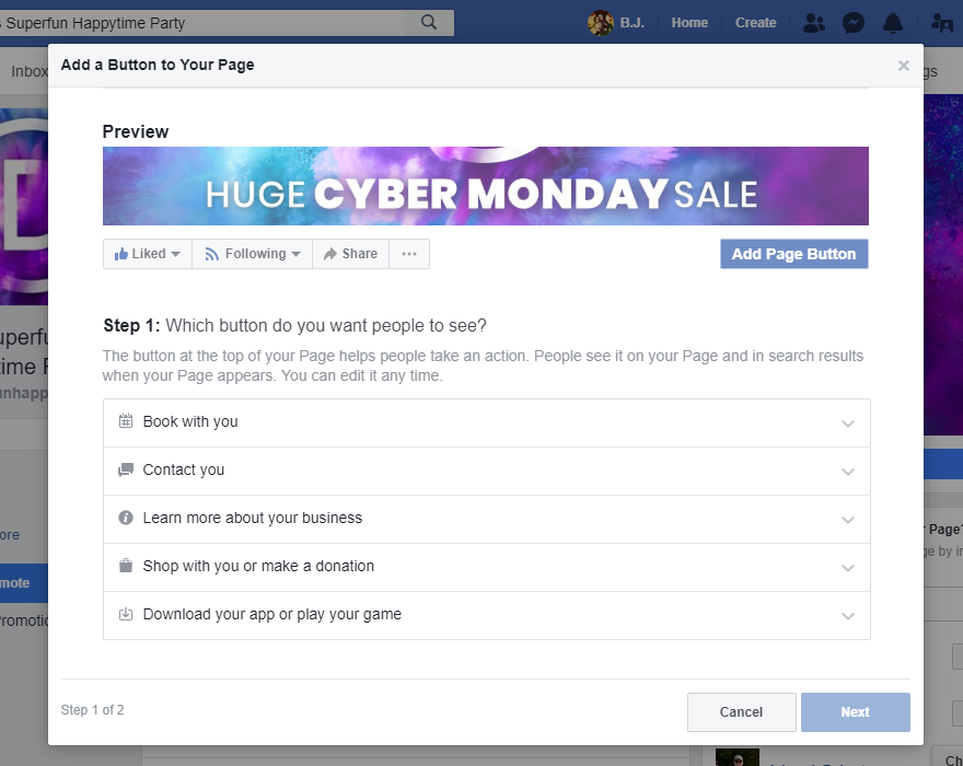 Estratégias de marketing do Facebook
