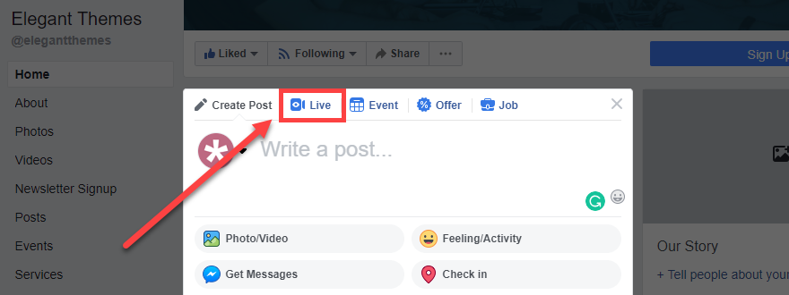 Estratégias de marketing do Facebook
