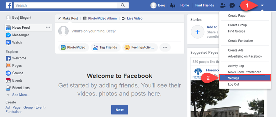 Estratégias de marketing do Facebook