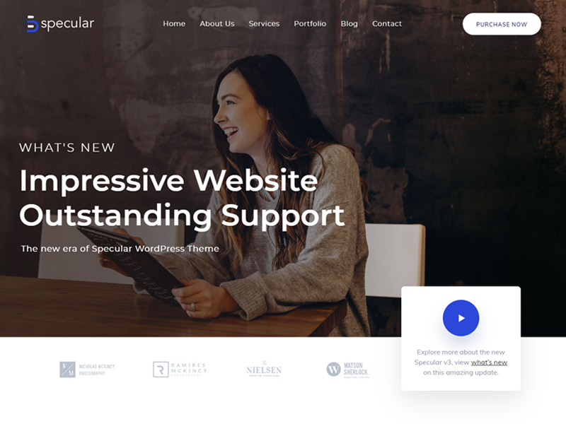 Tema WordPress speculare