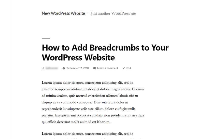 パンくずリストワードプレス