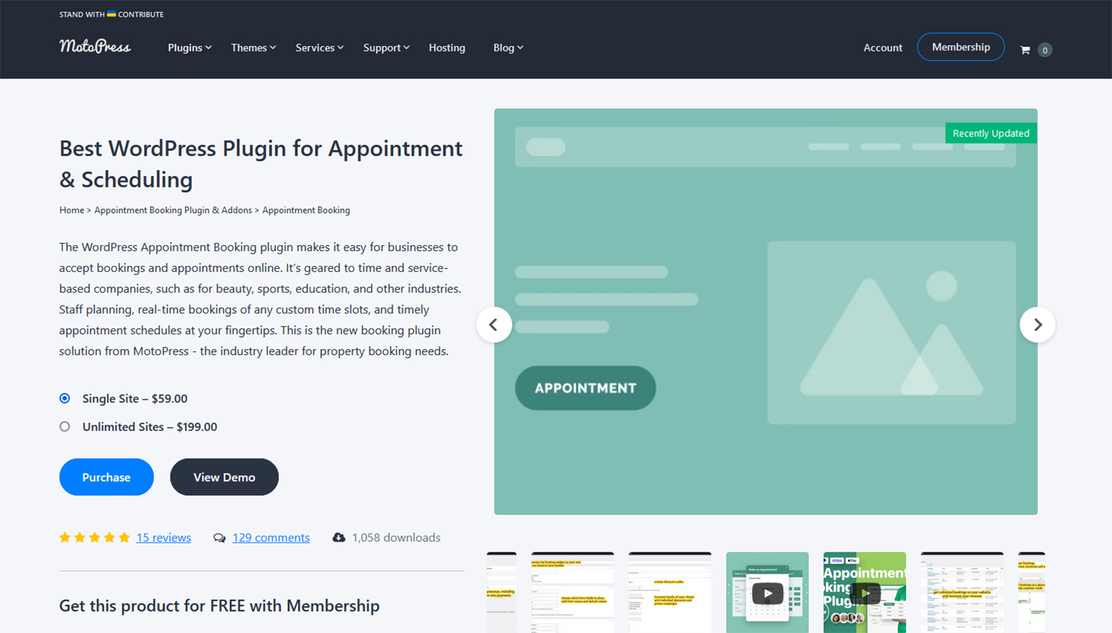 لقطة من البرنامج المساعد Appointment Booking Lite WordPress مع الجداول والإشعارات بتدرج الألوان الأبيض والأسود والأخضر الفاتح والأصفر.
