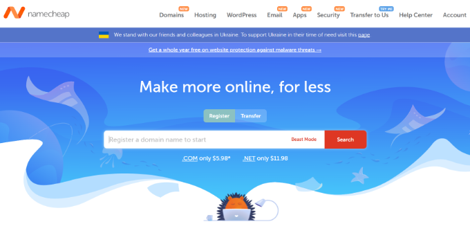 名前安い Namecheap